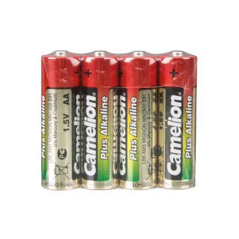 ALCALINE AA / LR6 1.5V 2600MAH 4PCS/FILM RTRACTABLE