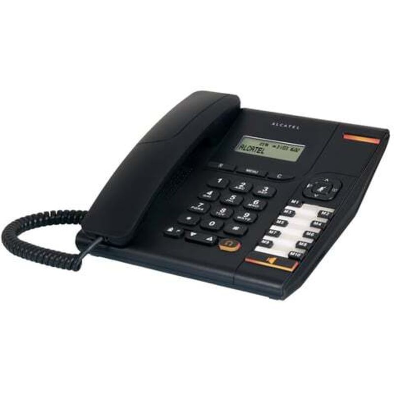 Telefono Con Filo Nero Temporis 580 Noir Alcatel