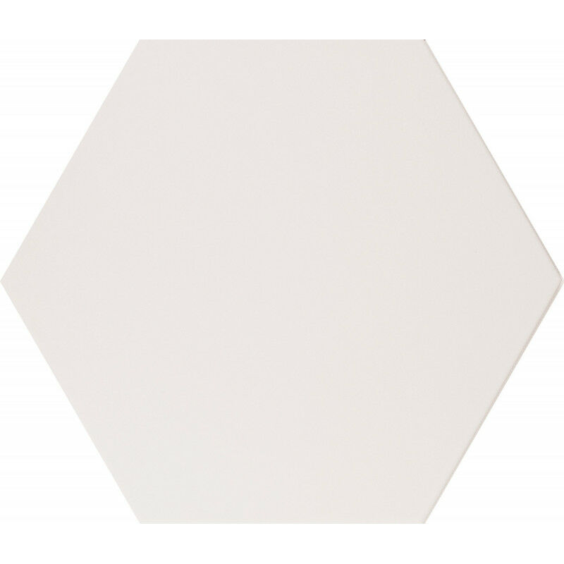 Carrelage sol / mur hexagonal blanc mate 26,23 cm alchimia bianco