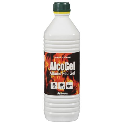 Alcogel 1L – Gel désinfectant à base d'alcool éthylique – Usage domestique – Sans méthanol pour sécurité accrue – Mieuxa