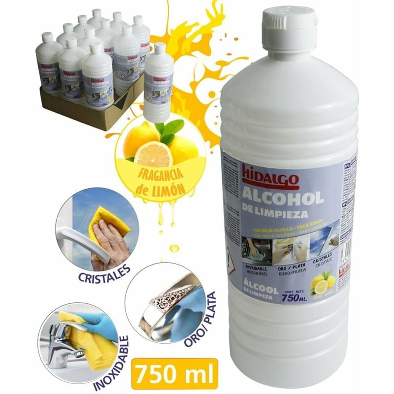 

Hidalgo Productos, - ALCOHOL DE LIMPIEZA LIMON 750 ML