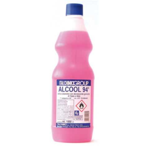 ALCOOL DENATURATO 94 CERTIFICATO 1 L LA SOVRANA- ITALCHIMICI- 12,0 pz