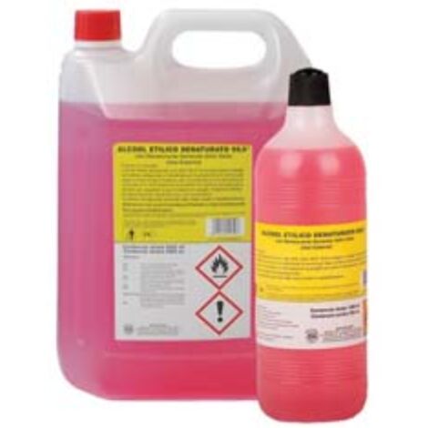 Alcool etilico denaturato 99° - lt.5 4 pezzi