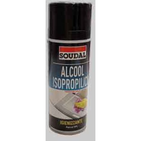 Alcool isopropilico spray soudal 400 ml