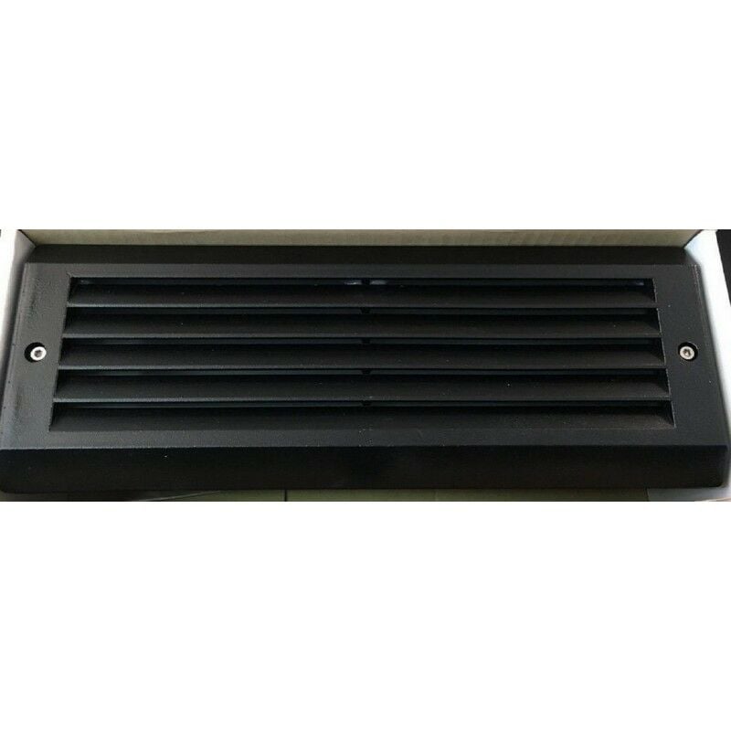 E8076 Luminaire d'extérieur à encastrer étanche Halogène IP65 NOIR