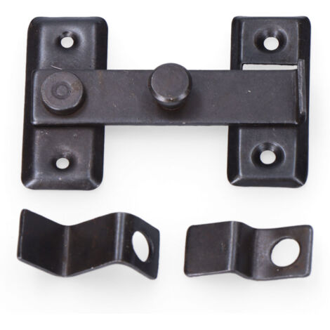 Aldaba reversible 8cm h zinc negro edm