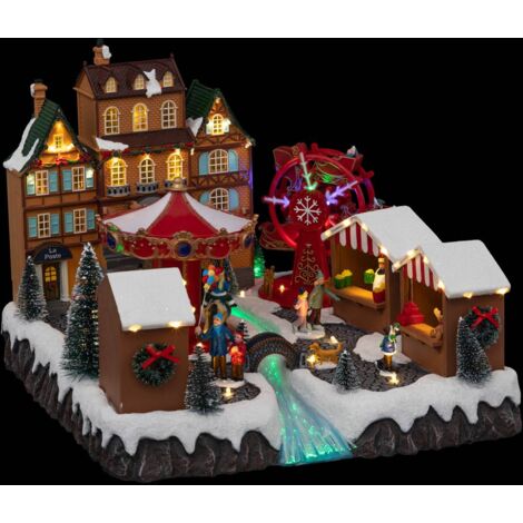 Aldea Iluminada Mercado Musical de Navidad 56 LED - Feeric lights & christmas