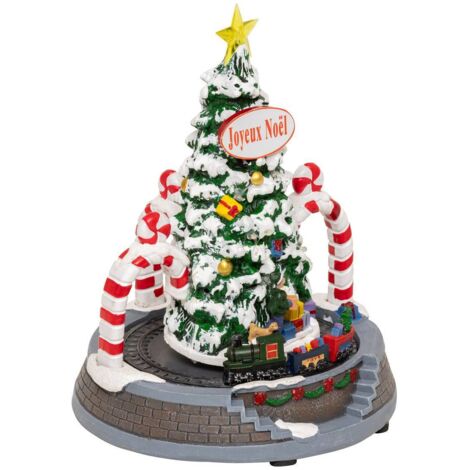 Aldea luz abeto tren 17 LED musical  - Feeric lights & christmas
