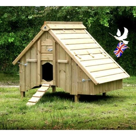 Aldeburgh 1300 Chicken Coop - Solid Thick Marine Grade Ply - L165 x W132 x H145 cm