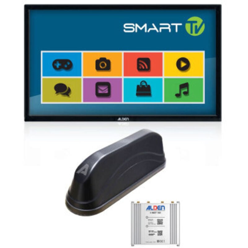 Pack 4G tv Smart 19' + Antenne i-net 4G / 5G Ready + Routeur i-net - Alden