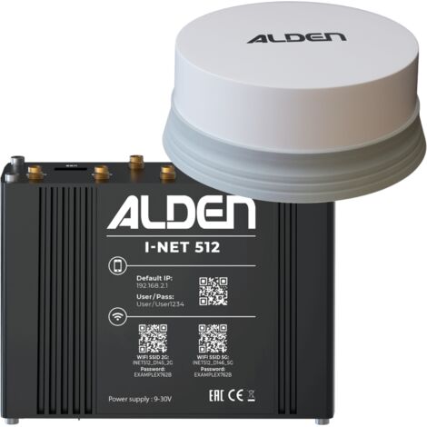 ALDEN Pack Antenne I-NET 512 5G/4G LTE Camping-car Van