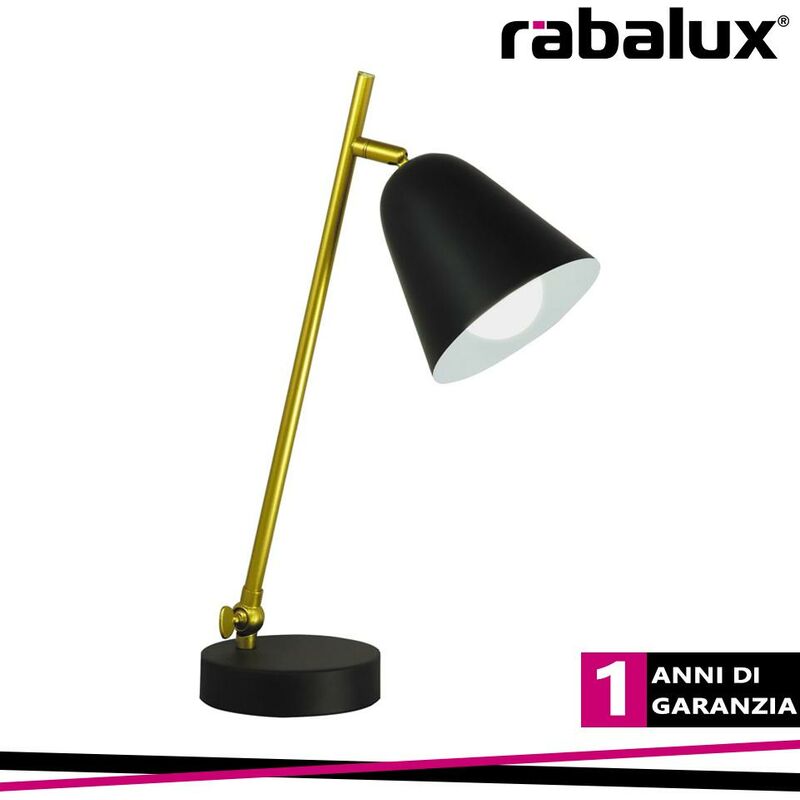 Alder table E14 bl/gold/white