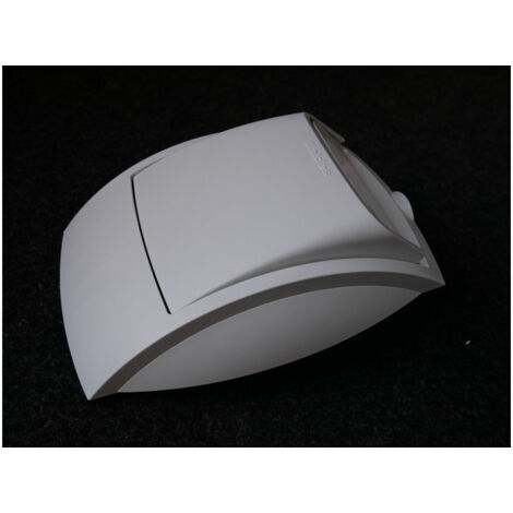 Aldes – Bouche d'extraction VMC autoréglable sans fût double débit 15-30m³/h – Ventilation silencieuse – Pour espaces confinés - 15-30m3