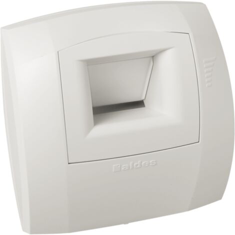 Aldes – Bouche d'extraction hygroréglable 80mm – Débit 5 à 45 m³/h – Installation facile sans grille – Pour salles de bain et habitats collectifs