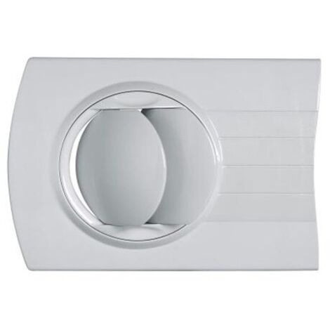 Aldes – Bouche d'insufflation VMC D80 11023079 – Coude pour réseau Minigaine – Bio Design – Matériaux de haute qualité