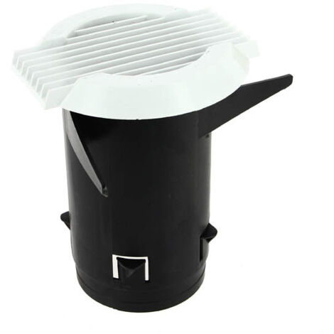 Aldes – Bouche VMC 80mm – Manchette plastique Ø 80mm – Monobloc en polystyrène choc – Ventilation petits locaux tertiaires - Bip80