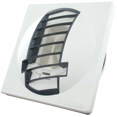 Aldes – Bouche VMC autoréglable 125mm – Débit d'air 45 m³/h – Couleur gris anthracite – Compatible systèmes ventilation 125mm - 45m3h