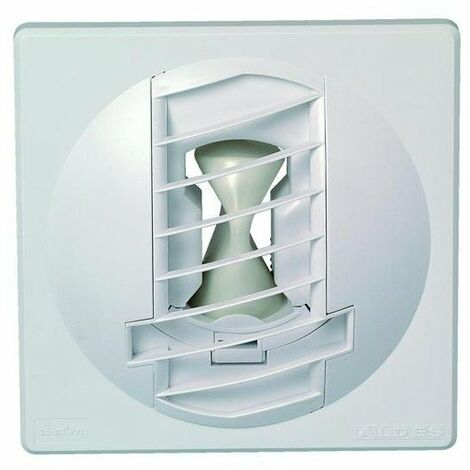 Aldes – Bouche VMC autoréglable gris anthracite – Débit modulable pour ventilation – Diamètre 30mm – Largeur 90mm – Forme D100