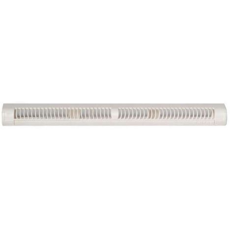 Aldes – Entrée d'air autoréglable noire – Débit 22/30/45 m³/h – Ailettes anti-moustiques – Jet d'air orienté plafond