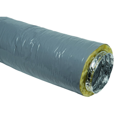 Aldes – Gaine VMC souple isolée PVC diamètre 80 mm – Longueur 6 mètres – Épaisseur isolant 25 mm – 11091658
