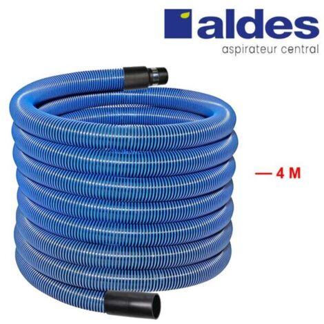 Aldes – Rallonge flexible pour aspiration centralisée – Longueur 4m – Diamètre intérieur 34mm – Pour raccordement facile entre prise et flexible