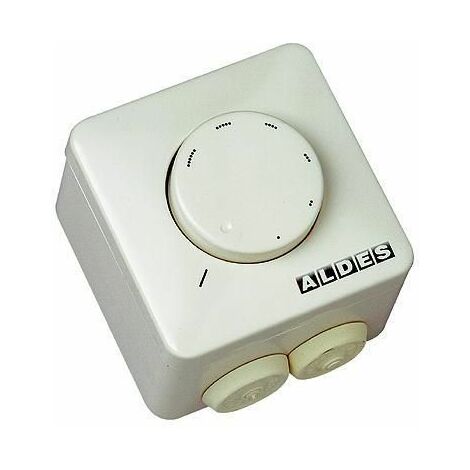 Aldes – Variateur de vitesse 1.5A – Contrôle précis pour systèmes mono – Intensité maximale 1.5A – Adapté pour gestion vitesse appareils électriques