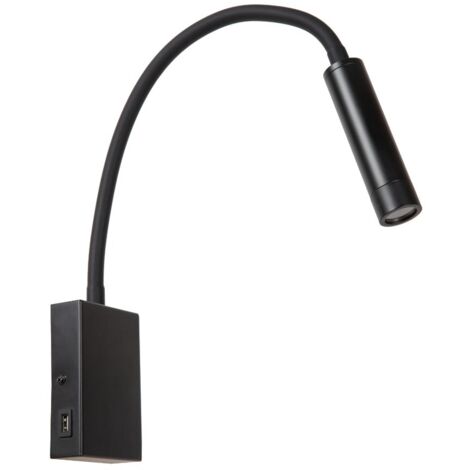 ALEC Spot mural-Noir-LED-1xG9