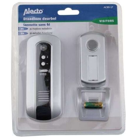 Alecto - adb17 sonnette sans fil - adb17 - 8712412561544