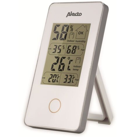 Alecto Digitales Innenthermometer weiß