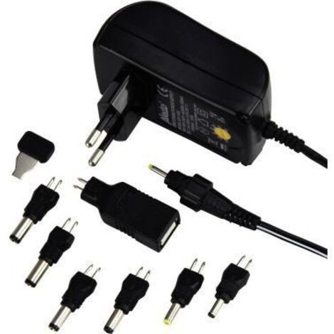 Alecto Universal-Öko-Netzadapter 1500 mA schwarz