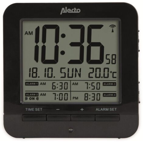 Alecto Wecker mit Thermometer