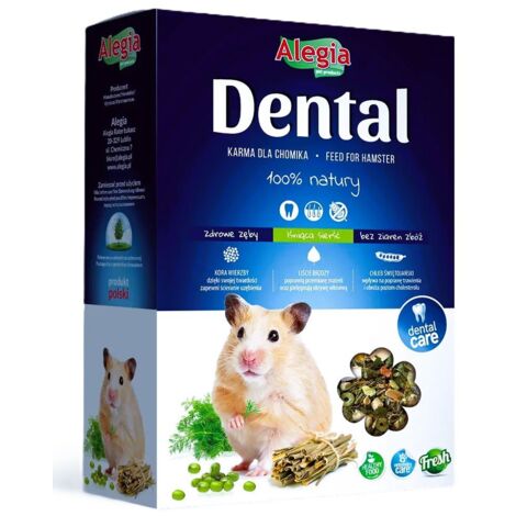 Alegia  Zahnpflege  Nagerfutter – 300-g-Packung – Hamsterfutter 300 g