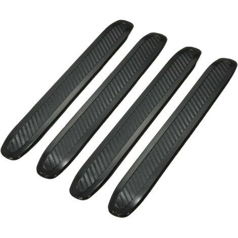 Alerón de coche de 4 piezas, protector de esquina de goma para carrocería, molduras protectoras para parachoques, tiras anticolisión.