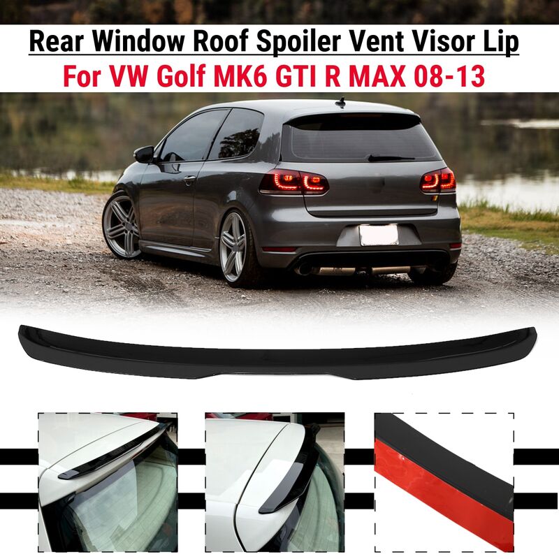 

Alerón de techo de ventana trasera, visera de sol, visera de lluvia, parabrisas para VW Golf MK6 GTI R MAX 2008-2013