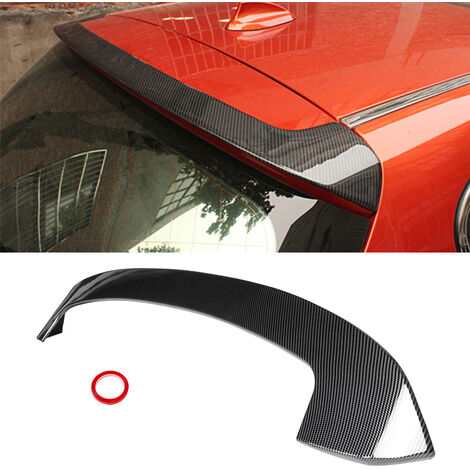Alerón de techo trasero de coche estilo P de fibra de carbono, pegatina embellecedora de labios de ala trasera para BMW 1 serie F20 F21, 3 puertas, 5 puertas, Hatchback 2012-2019 LAVENTE