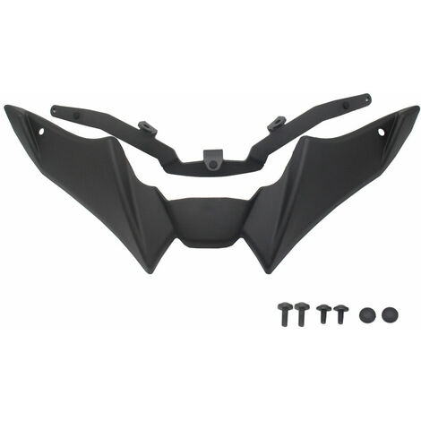 Alerón delantero desnudo para motocicleta, Kit de alas aerodinámicas, alerón, accesorios modificados para motocicleta, reemplazo para MT09 negro