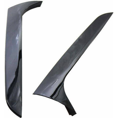 Alerón lateral de la ventana trasera Spoiler Canard Canards Splitter Reemplazo para Audi A4 B8 Allroad Avant 2009-2016