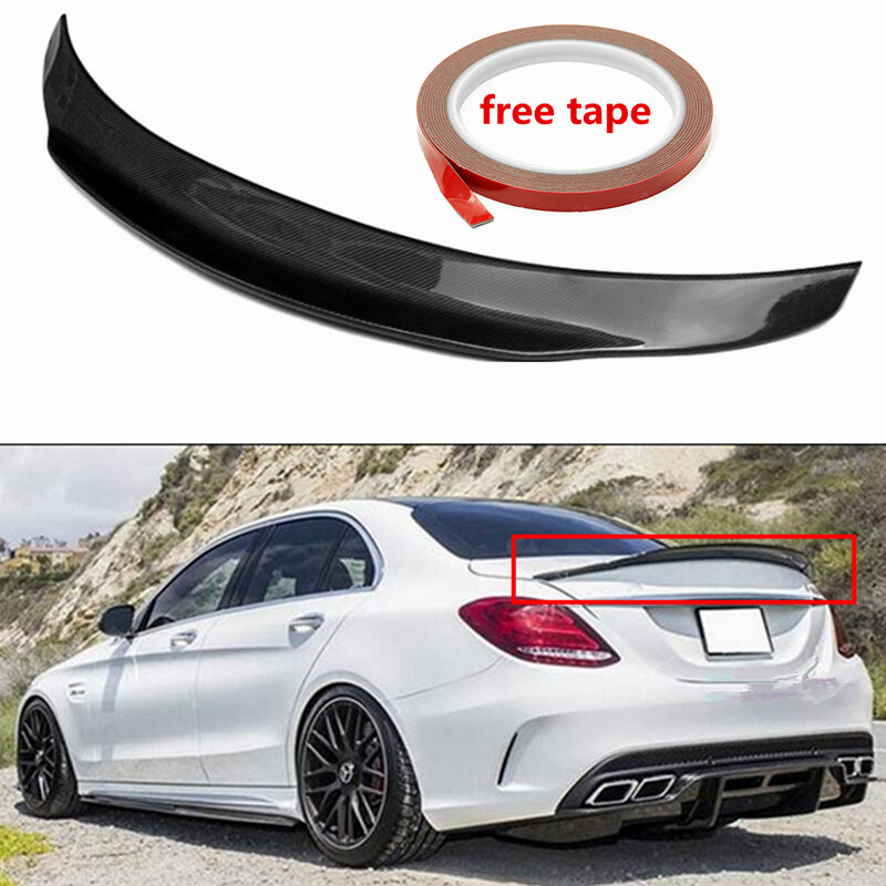 

Alerón para maletero Highkick de fibra de carbono estilo PS para Mercedes Benz W205 C63 para AMG PSM 2015-2017 sedán de 4 puertas solamente