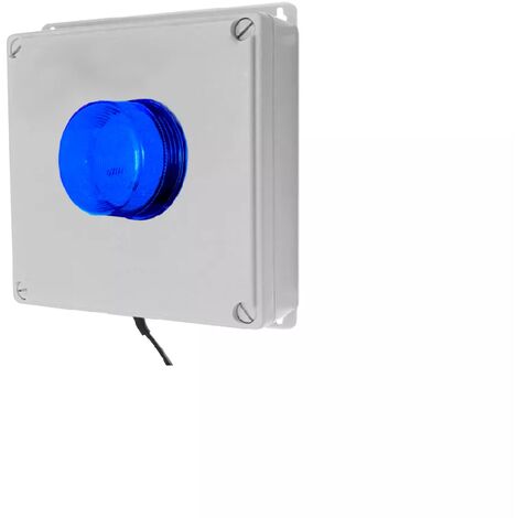 Alerte panne de courant - flash bleu / boîtier étanche IP65 / batterie Lithium / Branchez... c'est installé 