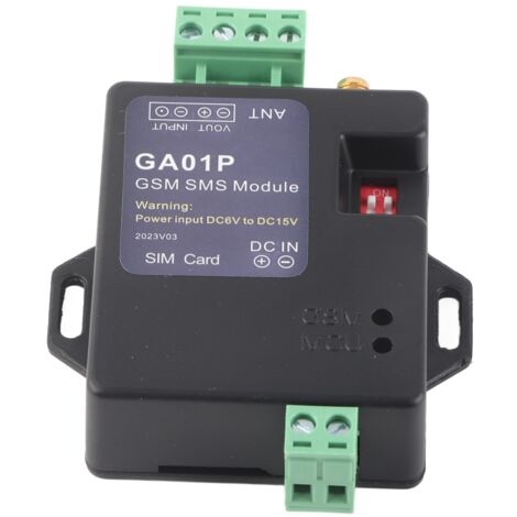 Alerte SMS GA01P Mini Télécommande Alarme Sécurité Maison Coupure Électricité