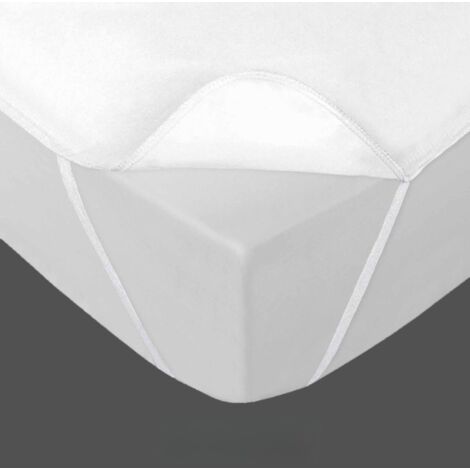 Alèse Jetable Imperméable + Élastiques x2 - Polypropylène - Jessy Blanc - 190x90cm.