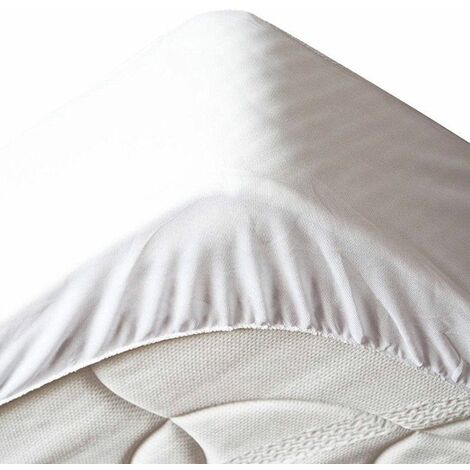 Alèse plastifiée dessus éponge lit taille 140 x 190 cm