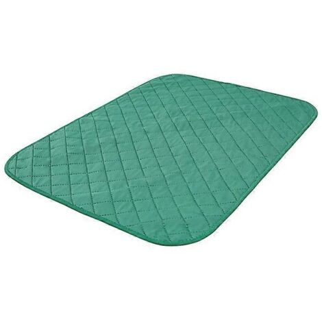 Alèses lavables et réutilisables pour chien, tapis d'éducation absorbant pour chiot, coussinets de voyage verts, taille S.