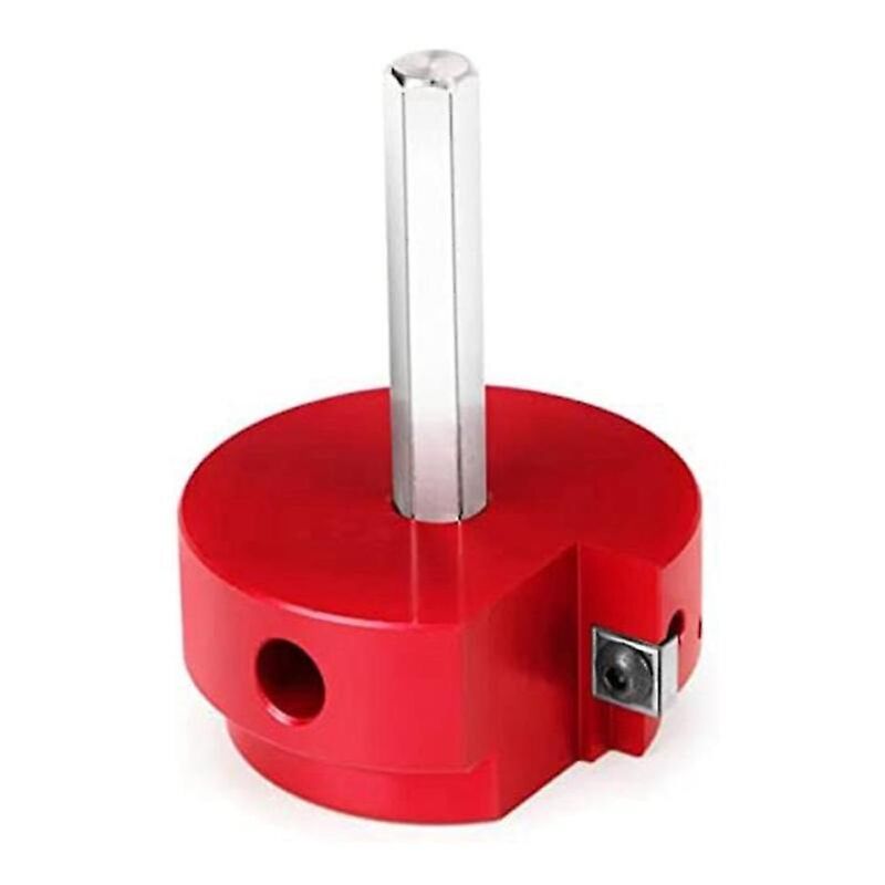 Alésoir propre avec tige hexagonale de 3/8 po, économiseur de raccord en PVC avec tête en aluminium de 2 po, économiseur de douille en PVC L