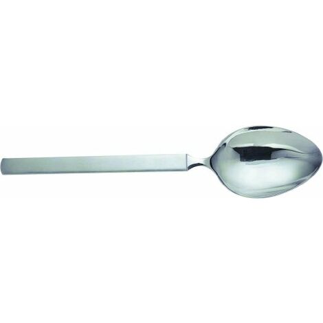 Alessi 4180/11 Dry Cucchiaio da Servizio in Acciaio Lucido con Manico Satinato