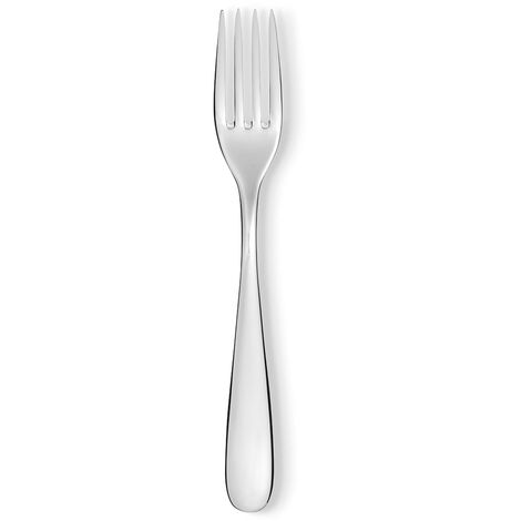 Alessi 5180/5 Nuovo Milano Forchetta da Frutta in Acciaio Lucido, Set da 6