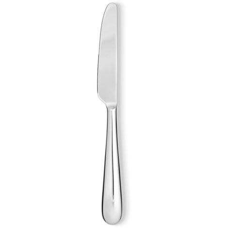 Alessi 5180/6 Nuovo Milano Coltello da Frutta in Acciaio Lucido, Set da 6
