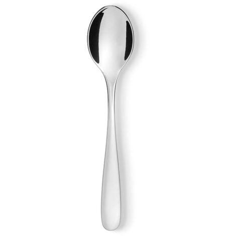 Alessi 5180/8 Nuovo Milano Cucchiaino da caffè in Acciaio Lucido, Set da 6