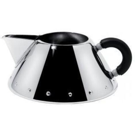 Alessi 9096 B - Pot à lait de acier avec poignée de noir