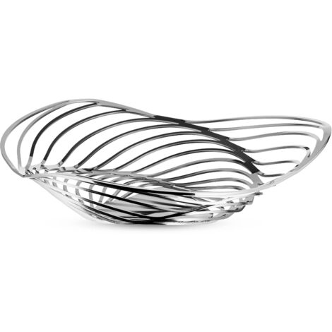 Alessi ACO02 Trinity Cestino, Acciaio Inossidabile